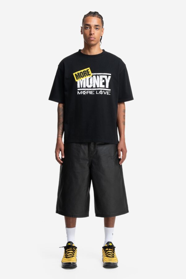 RamatiA Black Coated Jorts – Distinctive Street Style - Image 2