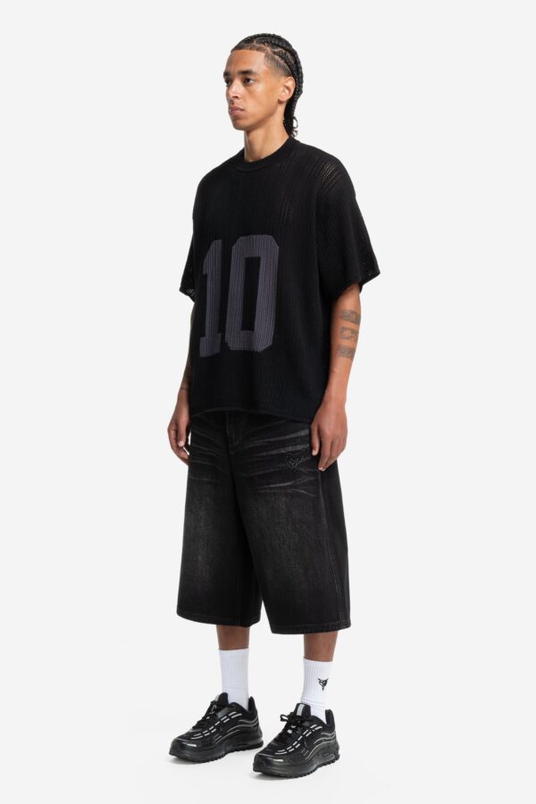 RamatiA Black Distinctive Jorts – Modern Urban Fit - Image 4