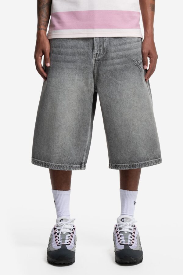 RamatiA Grey Distinctive Jorts – Casual Urban Style - Image 3