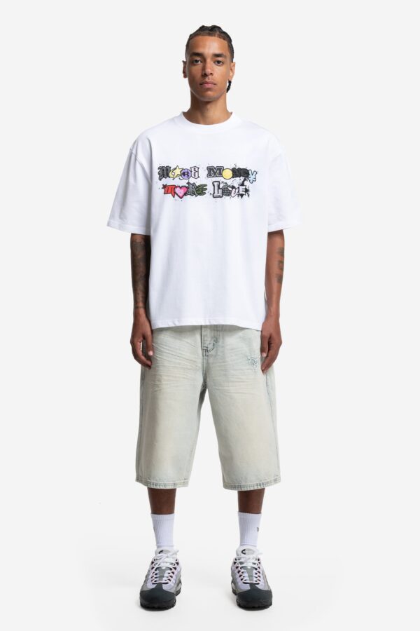 RamatiA White Varsity Tee – Classic Athletic Style - Image 2