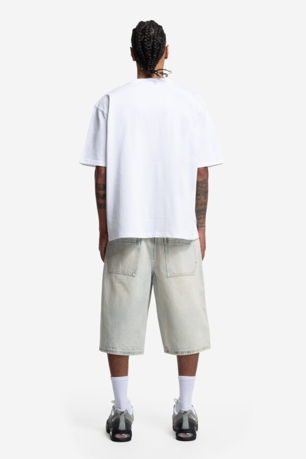 RamatiA Blue Distinctive Jorts – Trendy Denim Streetwear - Image 5