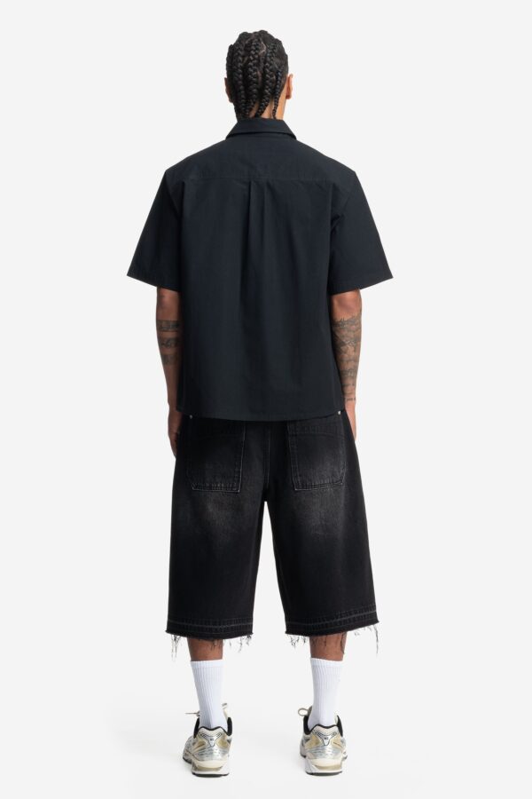 ramatia Plus Summer Shirt – Sleek Black Button-Up for Warm Days - Image 5