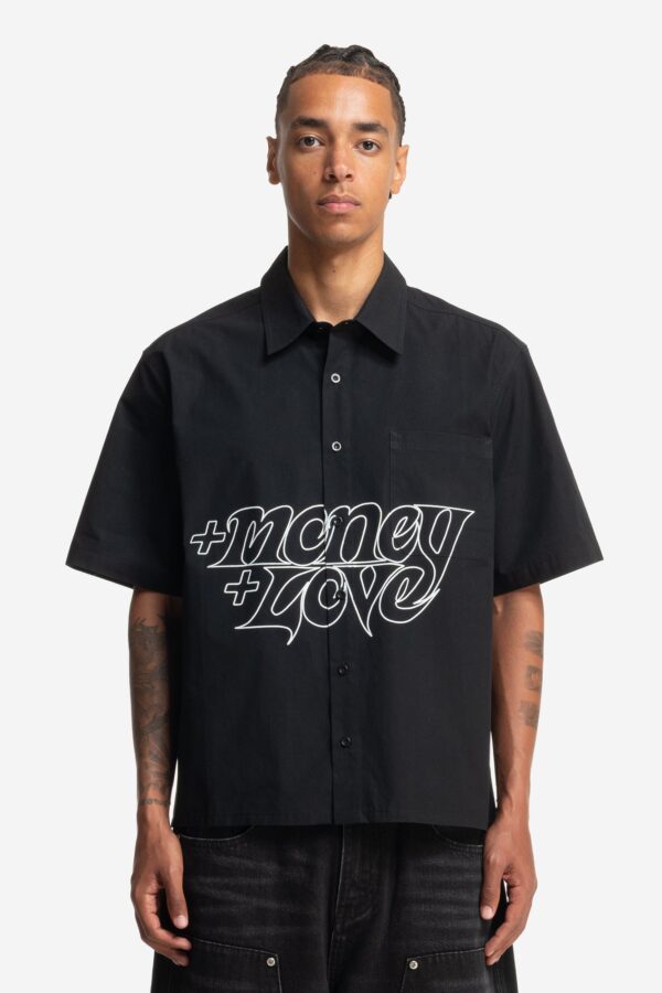 ramatia Plus Summer Shirt – Sleek Black Button-Up for Warm Days - Image 3