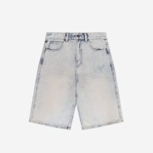 RamatiA Blue Distinctive Jorts – Trendy Denim Streetwear