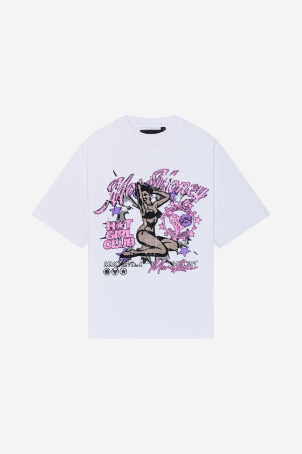 RamatiA White Hot Girl Tee – Trendy & Comfortable Fit