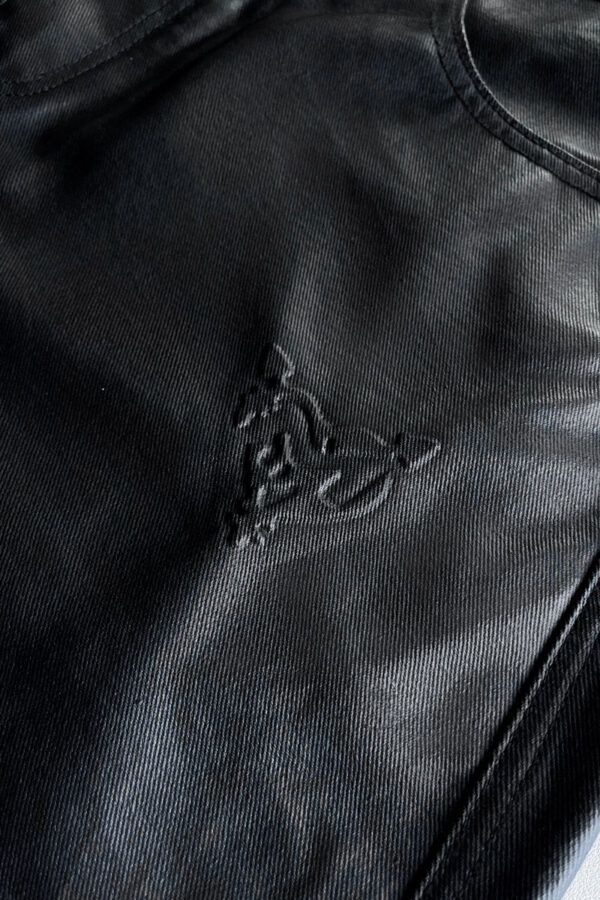 RamatiA Black Coated Jorts – Distinctive Street Style - Image 7