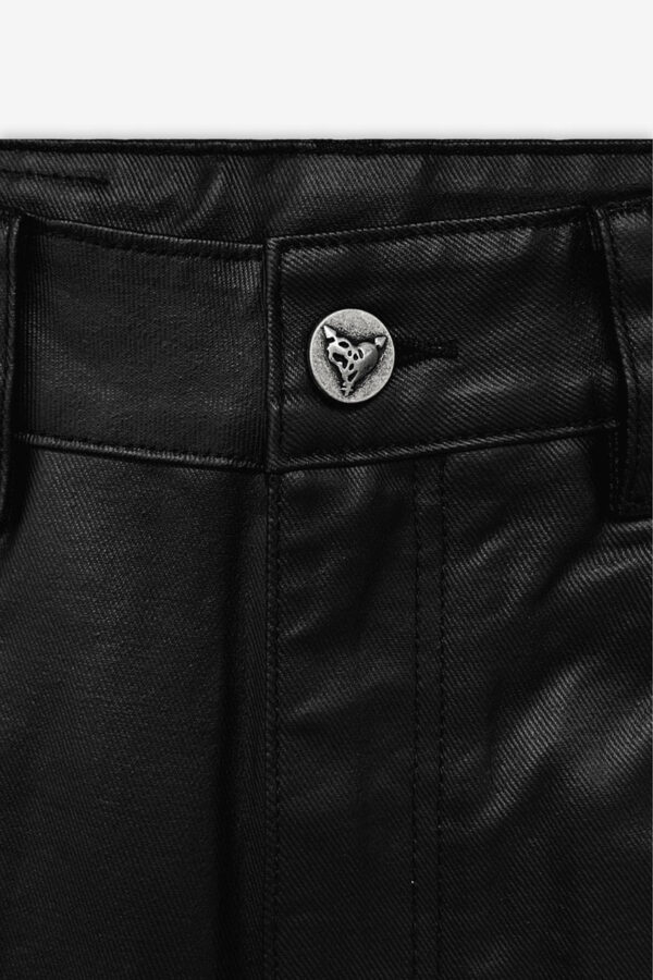RamatiA Black Coated Jorts – Distinctive Street Style - Image 10