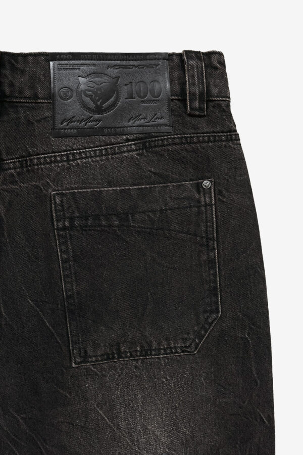 RamatiA Dark Gray Ripped Distinctive Jorts – Edgy Streetwear Style - Image 9